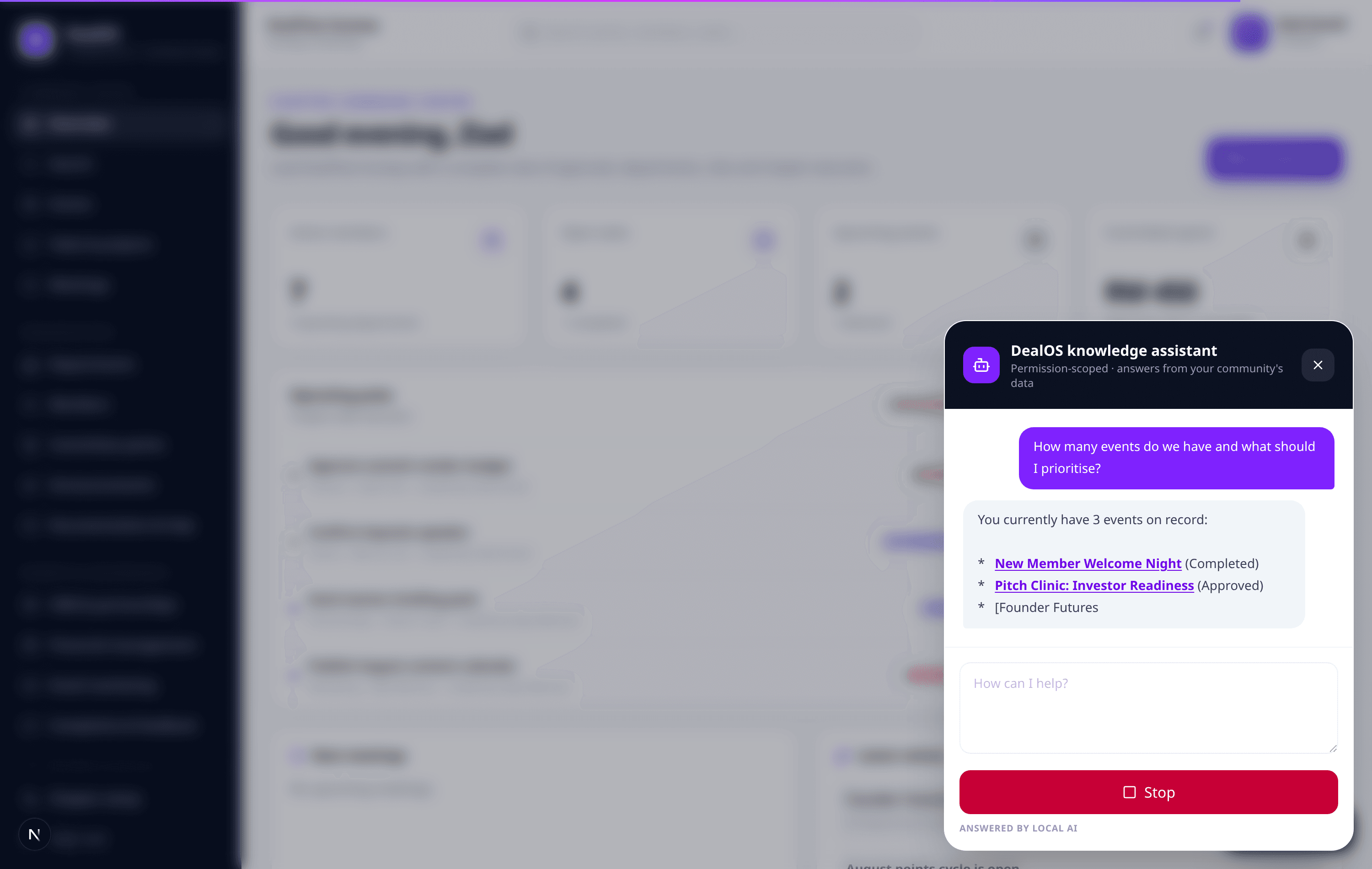 DealOS AI assistant